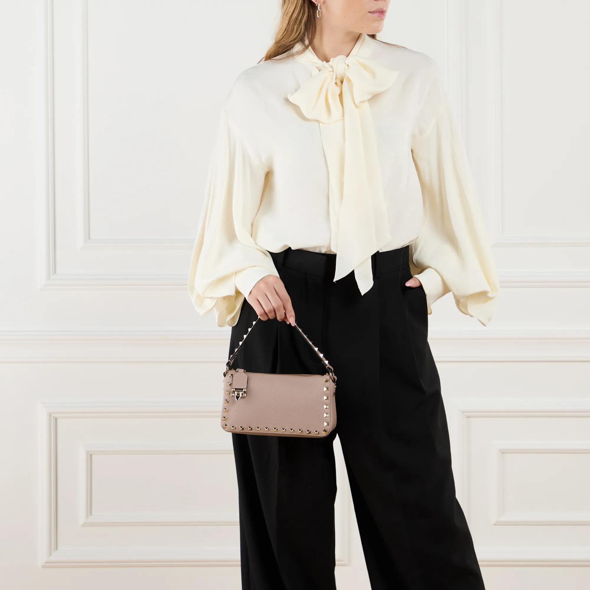 Valentino Garavani Crossbody bags Small Shoulder Bag Rockstud in poeder roze
