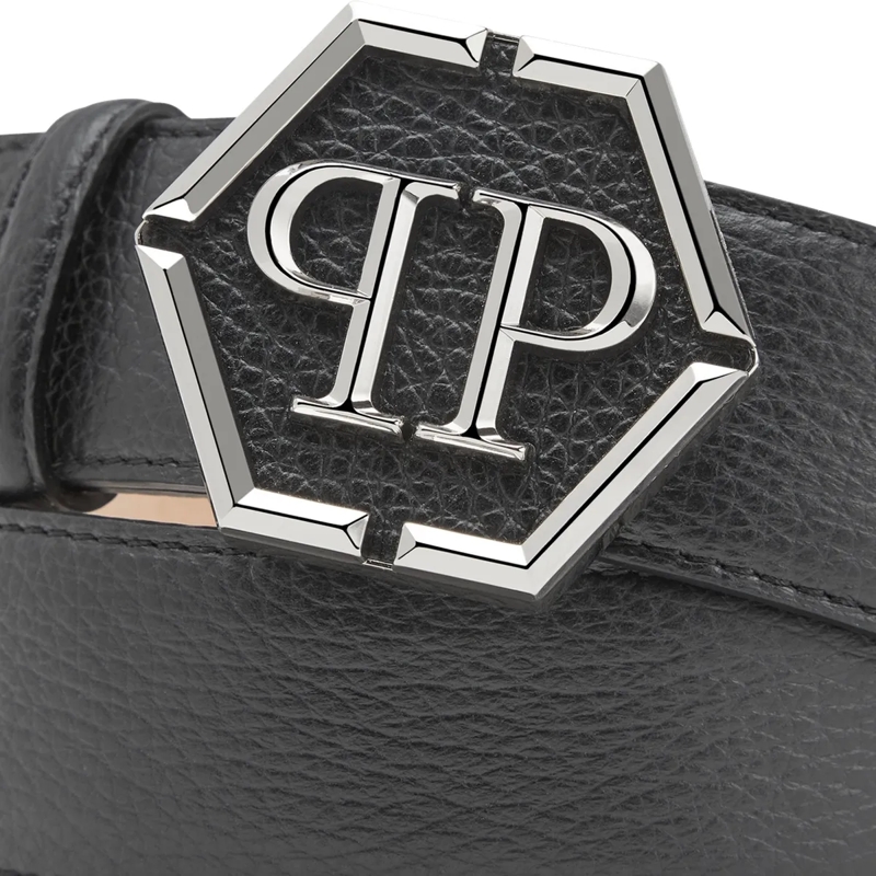 Philipp Plein Gürtel Gürtel Hexagon schwarz(Image 2)