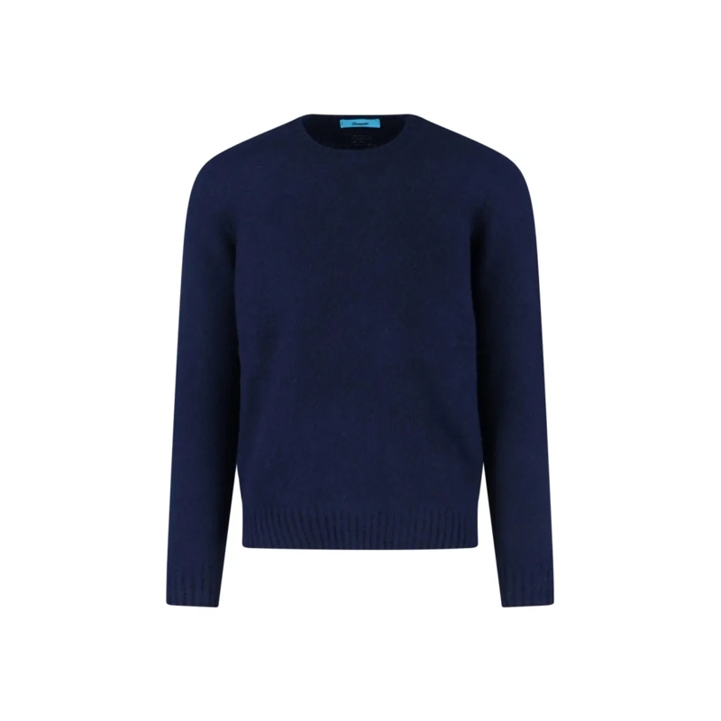 Drumohr Pull Wool Sweater – Navy Blue