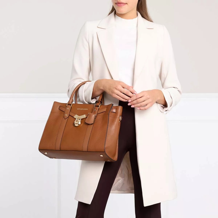 Michael kors benning large scalloped leather satchel on sale