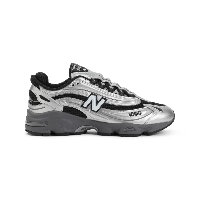 New Balance Low-Top-Sneaker Sporty Silver Sneakers With Breathable Mesh Silver