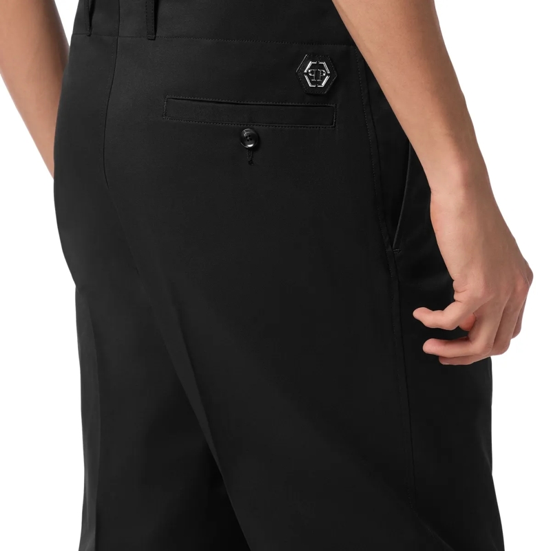 Philipp Plein Hose Hose Chinos Fit schwarz(Image 5)