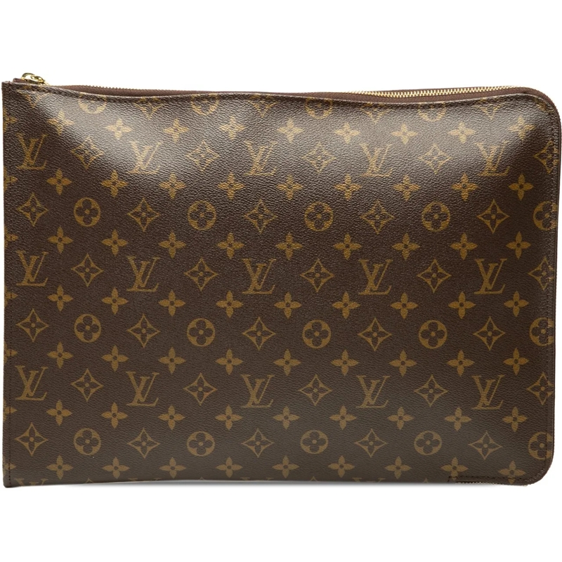Louis Vuitton Fourre-tout Monogram Poche Documents Portfolio braun