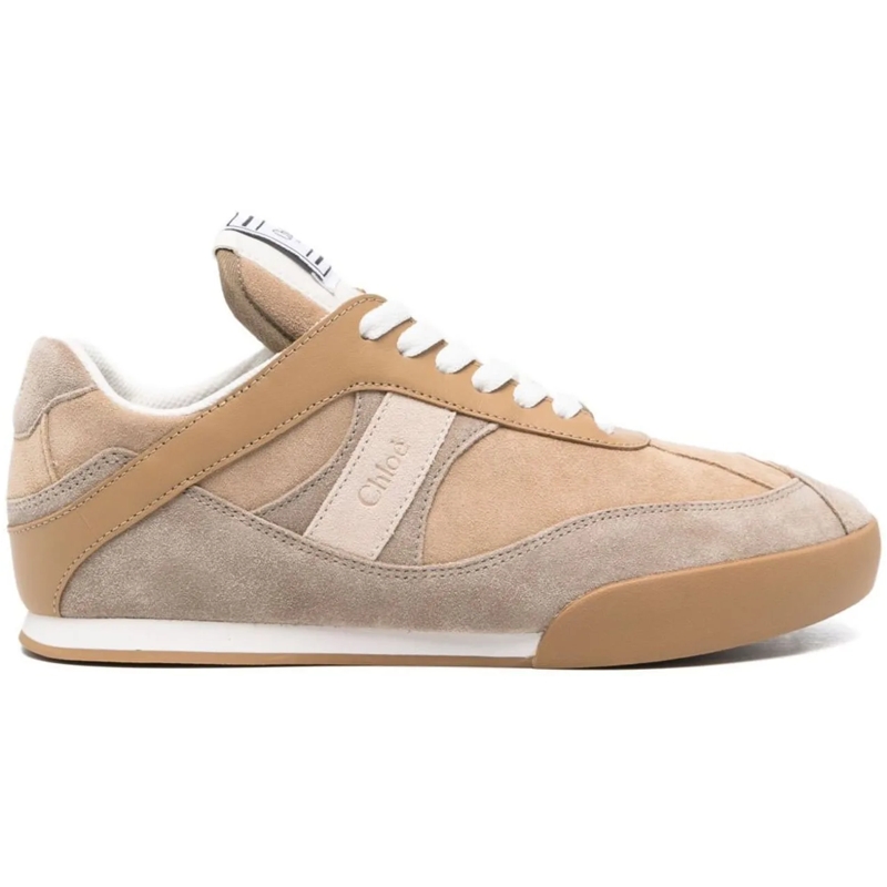 Chloé Low-Top-Sneaker Sneakers Kaki braun