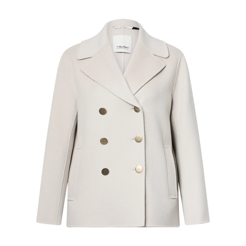 S Max Mara Übergangsmantel Cabanjacke Margot beige