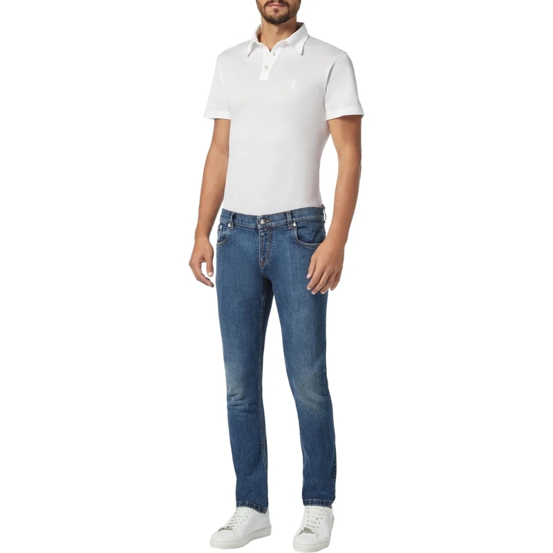 BILLIONAIRE Jeans mit geradem Bein Jeans Regular Fit Baroque dunkel-blau(Image 3)