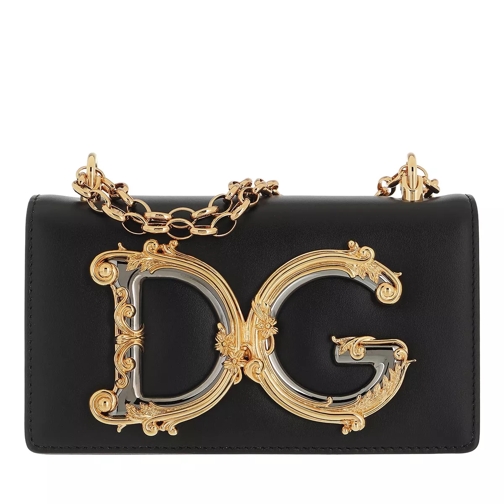 Dolce&Gabbana Crossbody Leather Black Minitasche