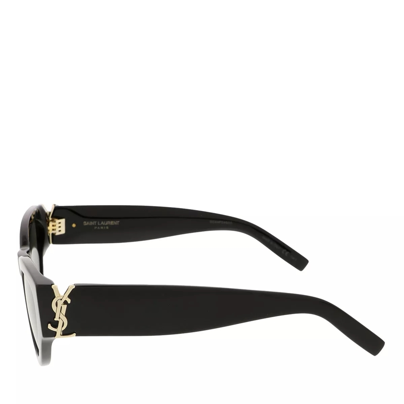 Saint Laurent Sonnenbrille YSL cat-eye oversized acetate sunglasses Black-Black-Grey(Image 3)
