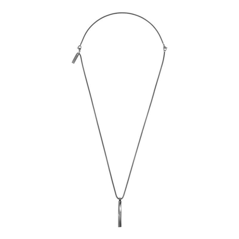 Police  Herrenkette Contorto- Herrenkette- Farbe: grau grau