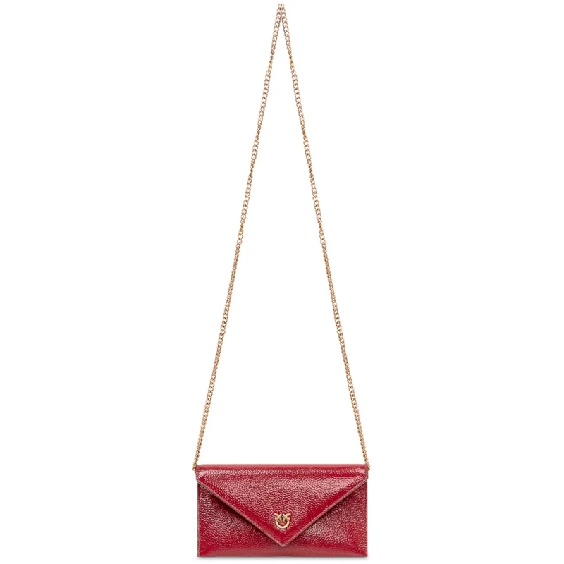 Pinko Clutch Pochette Flat Mini con Zip braun(Image 2)