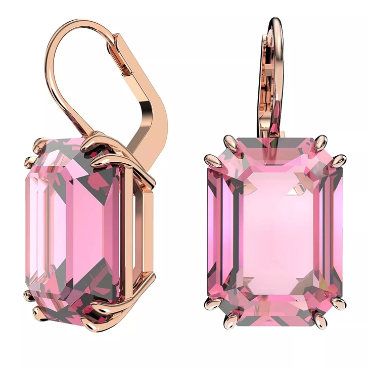 Swarovski pink earrings discount