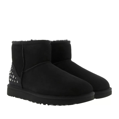 UGG W Mini Studded Bling Black Winter Boot