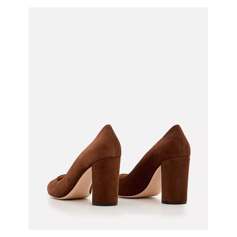 Gianvito Rossi Pumps 85Mm Suede Piper Pump Brown(Image 10)