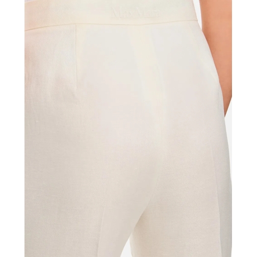 Max Mara  Tailored White Straight Pants White (Image 4)