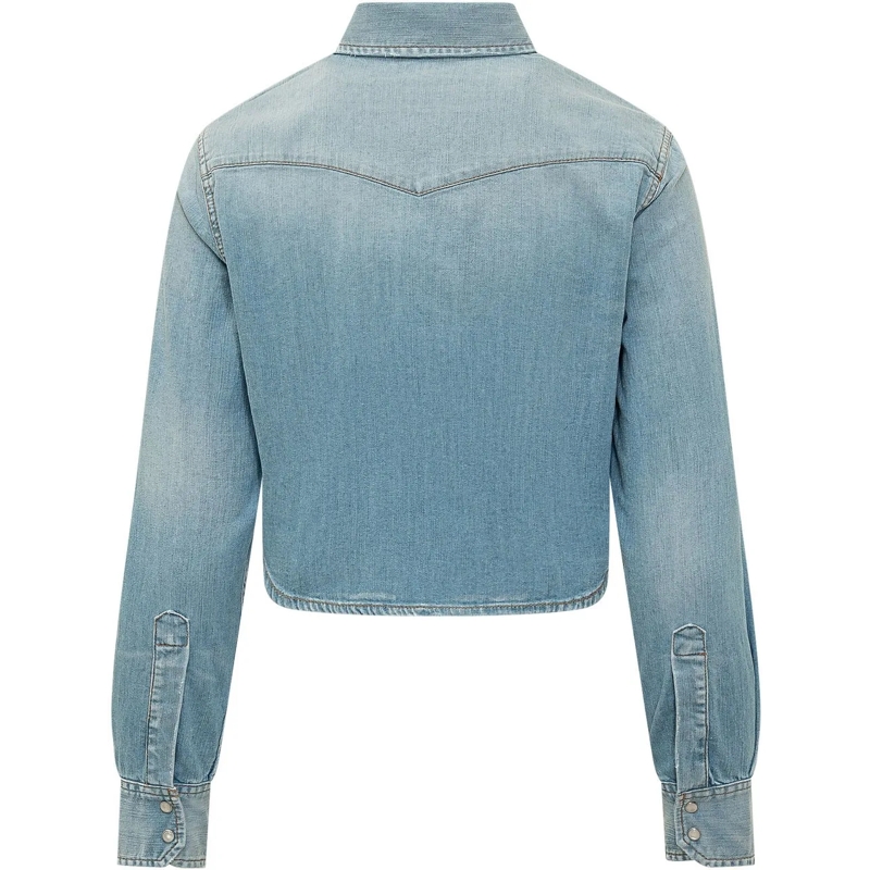 Dsquared2 Chemisier Camicia Mini Western in Denim hellblau(Image 2)