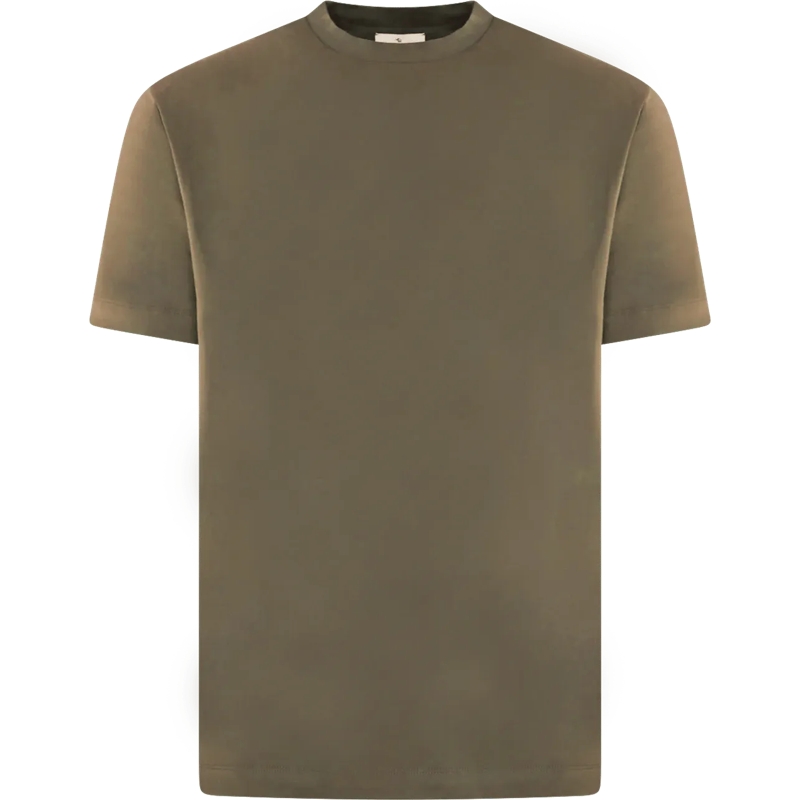 VALENZA T-shirt Heren Interlock Supima T-Shirt grün