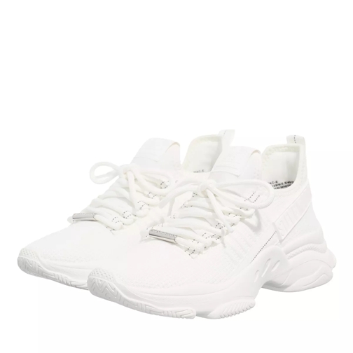 Steve Madden Mac-E  White/White Low-Top Sneaker