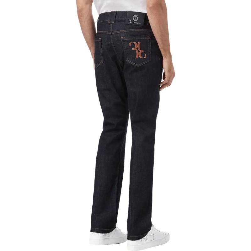 BILLIONAIRE Jeans mit geradem Bein Jeans Regular Fit Double B dunkel-blau(Image 2)