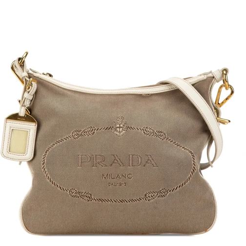 Prada Sac à bandoulière Canapa Logo Crossbody braun (Image 2)