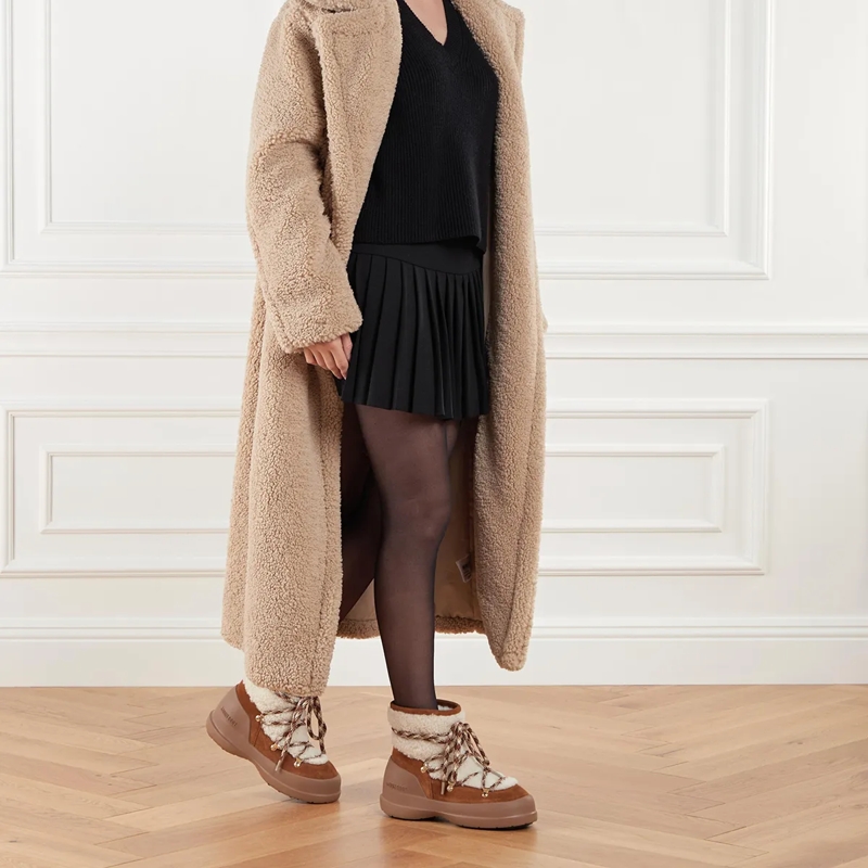 Moonboot Laarzen Mb Luna Boot Shearling Whisky/Off White(Image 3)