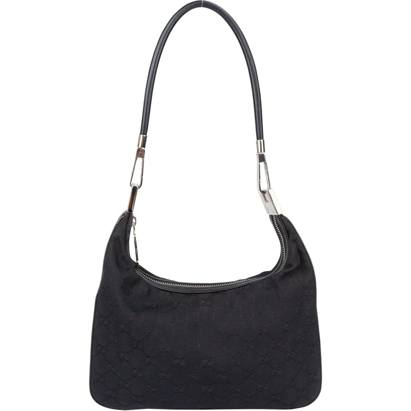 Gucci Schultertasche Gucci GG Monogram Shoulder Bag schwarz