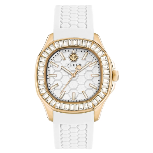 Philipp Plein Quarz-Uhr Analoge Quarzuhr The $Pectre Lady weiss