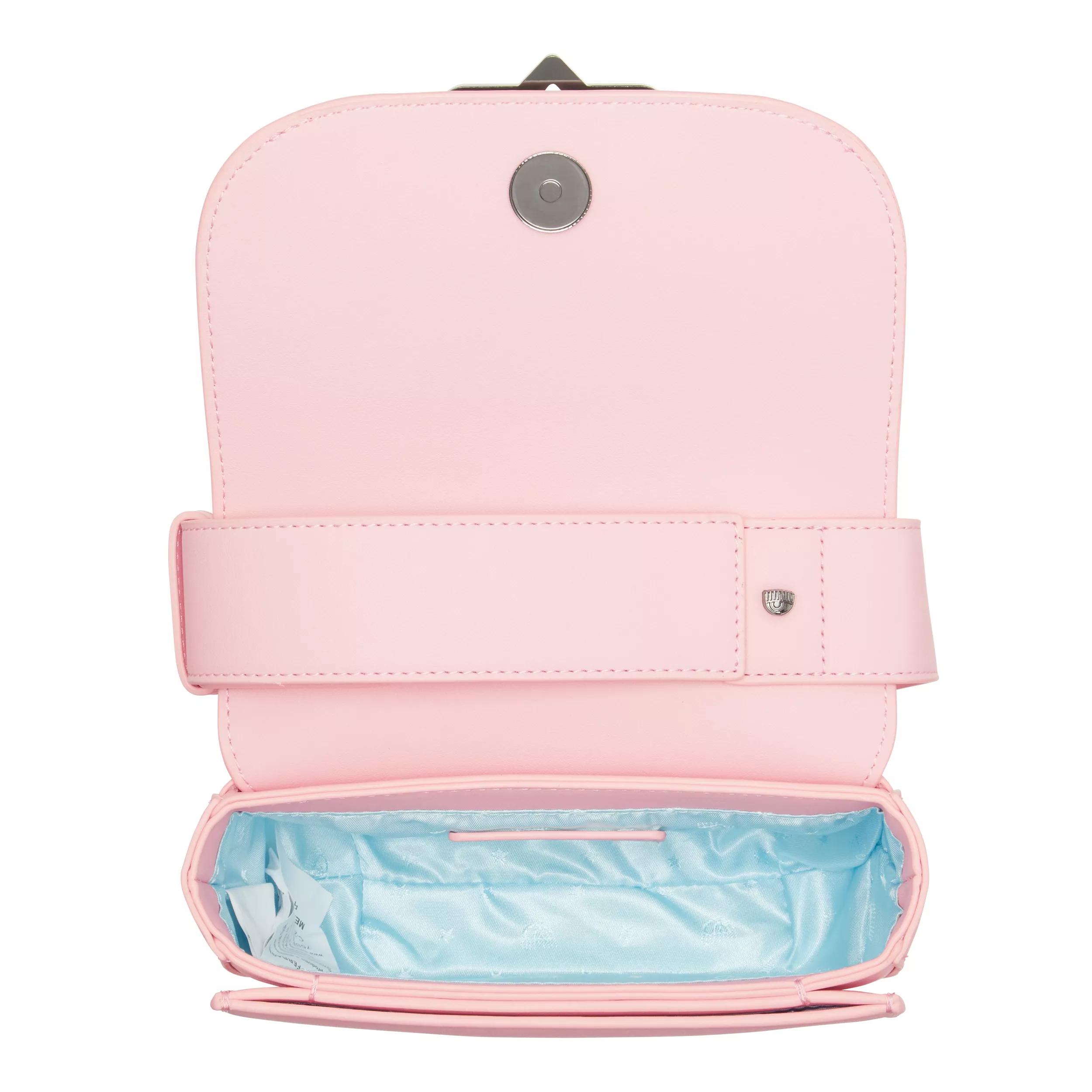 Chiara Ferragni Crossbody bags Range B Eyelike Buckle Sketch 10 Bags in poeder roze