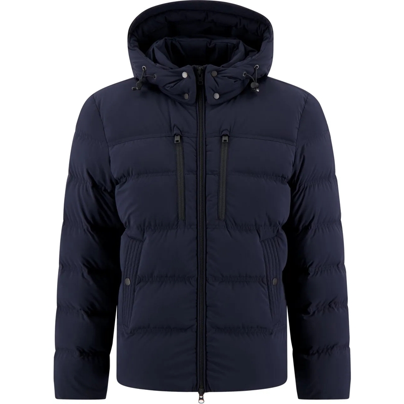 Woolrich Daunenjacke Jas Blauw blau