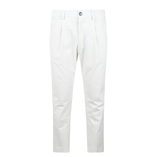 Herno Unwashed Lightweight Scuba Pants White 