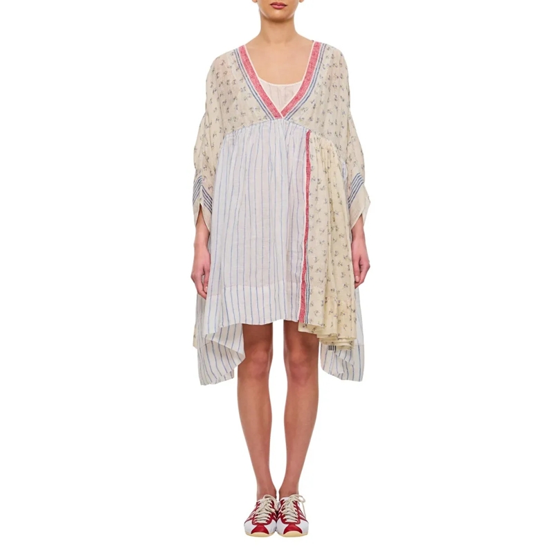 Pero Midikleid Double Print Midi Dress Multicolor