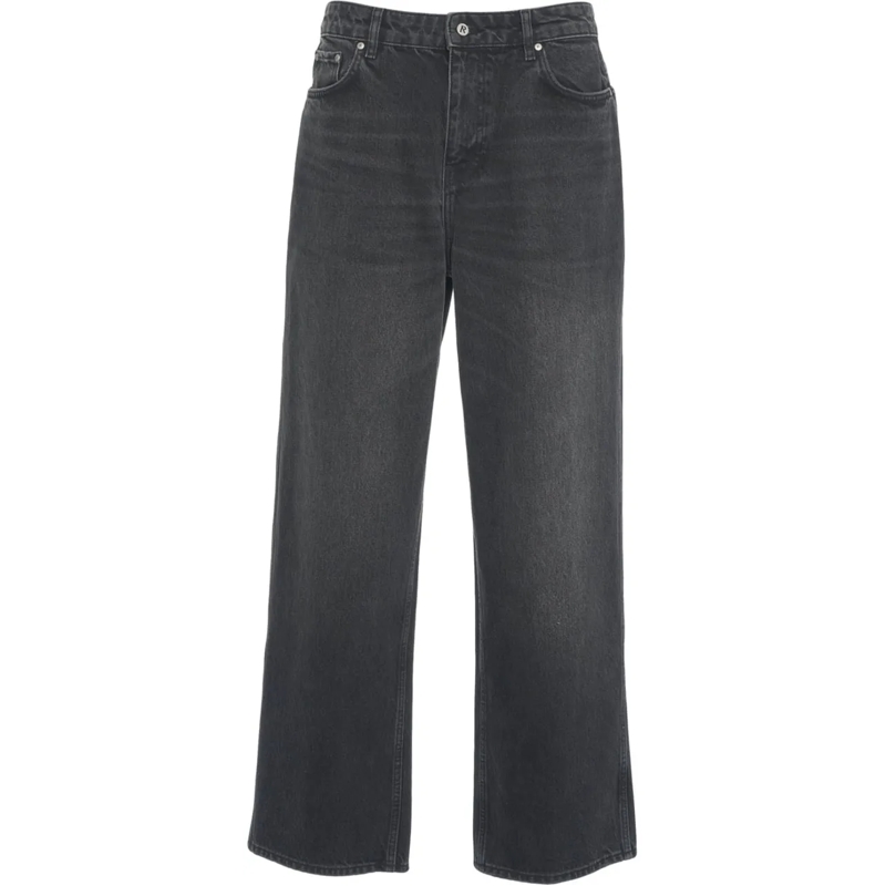 Represent Jeans à jambe droite Wide leg jeans schwarz