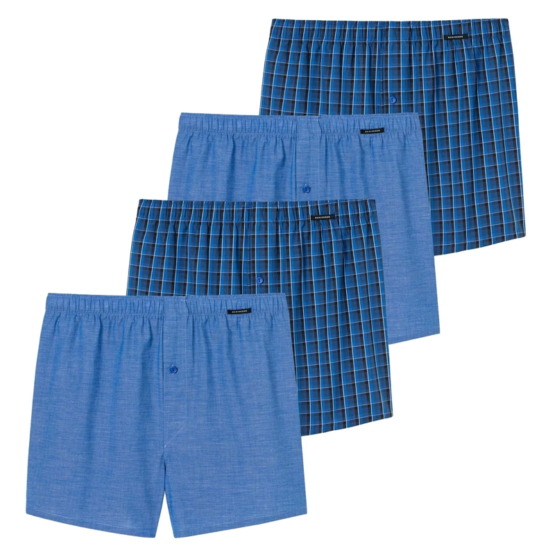 SCHIESSER  4er Pack blau