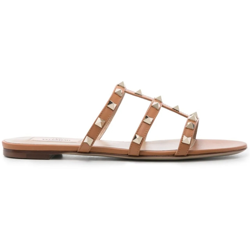 Valentino Garavani Sandalen Sandals Leather Brown braun