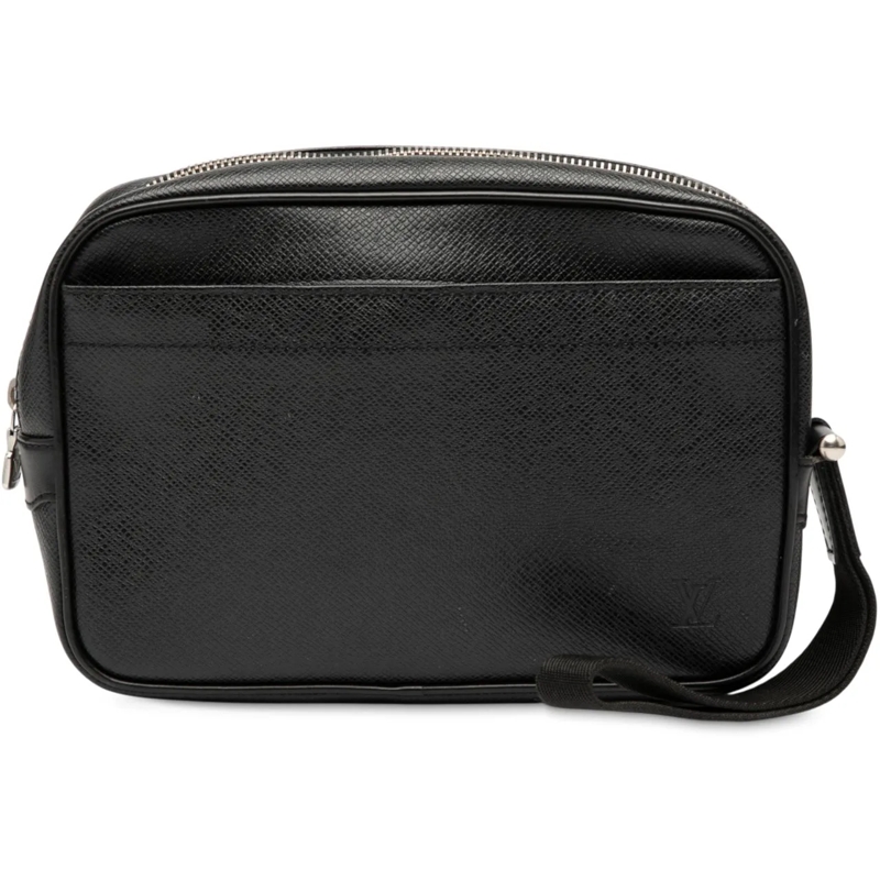 Louis Vuitton Clutch Taiga Pochette Kaluga schwarz