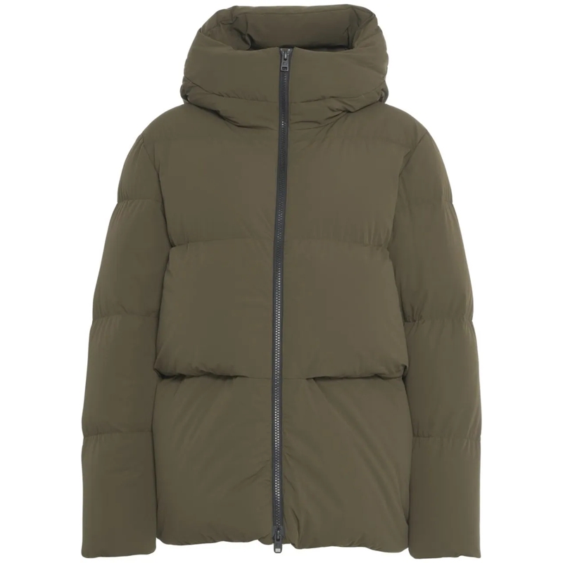 Woolrich Übergangsjacke Down jacket 'Cloud Madison' grün