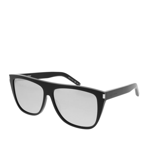 Saint Laurent New Wave Sunglasses Black/Silver SL 1 008 59 Solglasögon