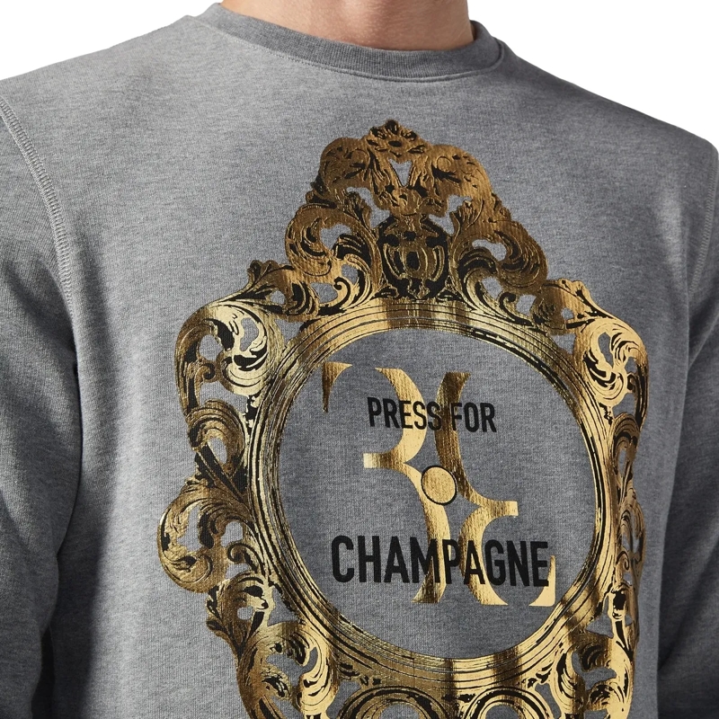 BILLIONAIRE Top Sweatshirt Baroque grau(Image 4)