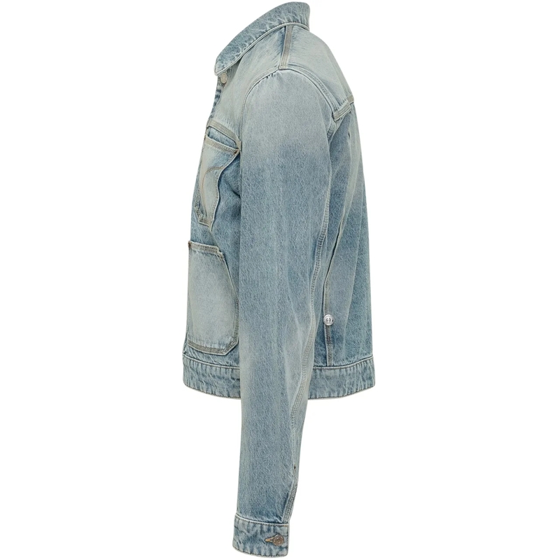Dsquared2 Veste en jean Giacca in Denim con Quattro Tasche e Bottoni hellblau(Image 3)