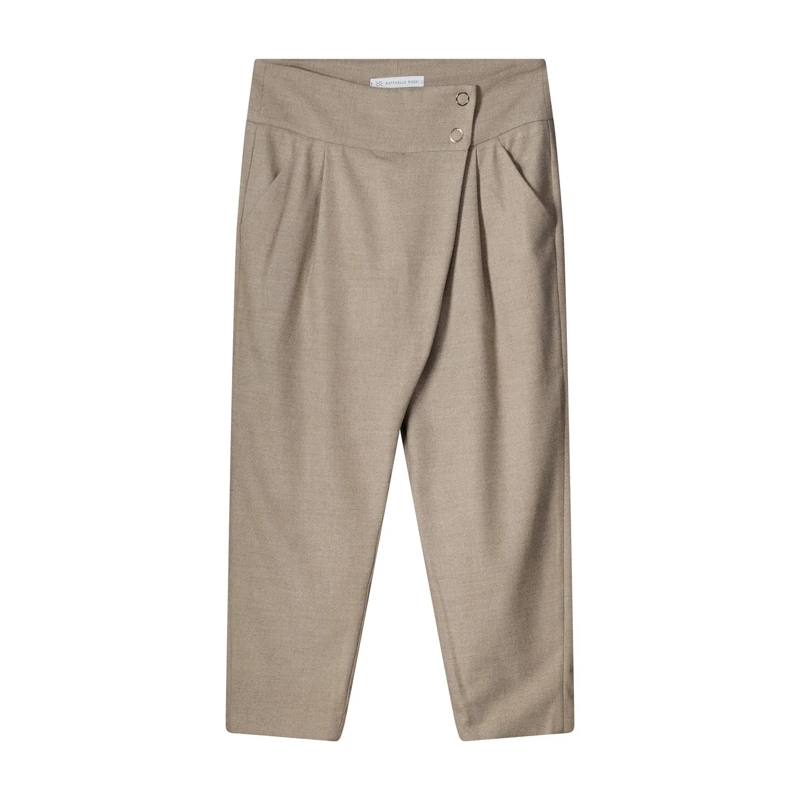 Raffaello Rossi Pantalon Hose Selina aus Woll-Mix beige