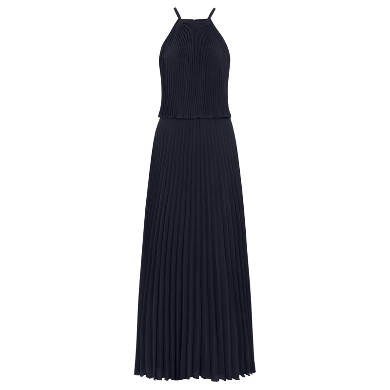 Apart Abendkleid Chiffonkleid dunkel-blau