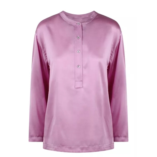 Tom Ford Silk Satin Shirt Pink 