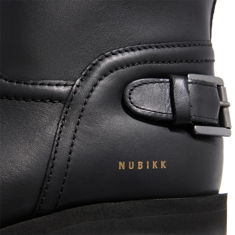 Nubikk Biker Boots Eve Leva Black Leather(Image 4)