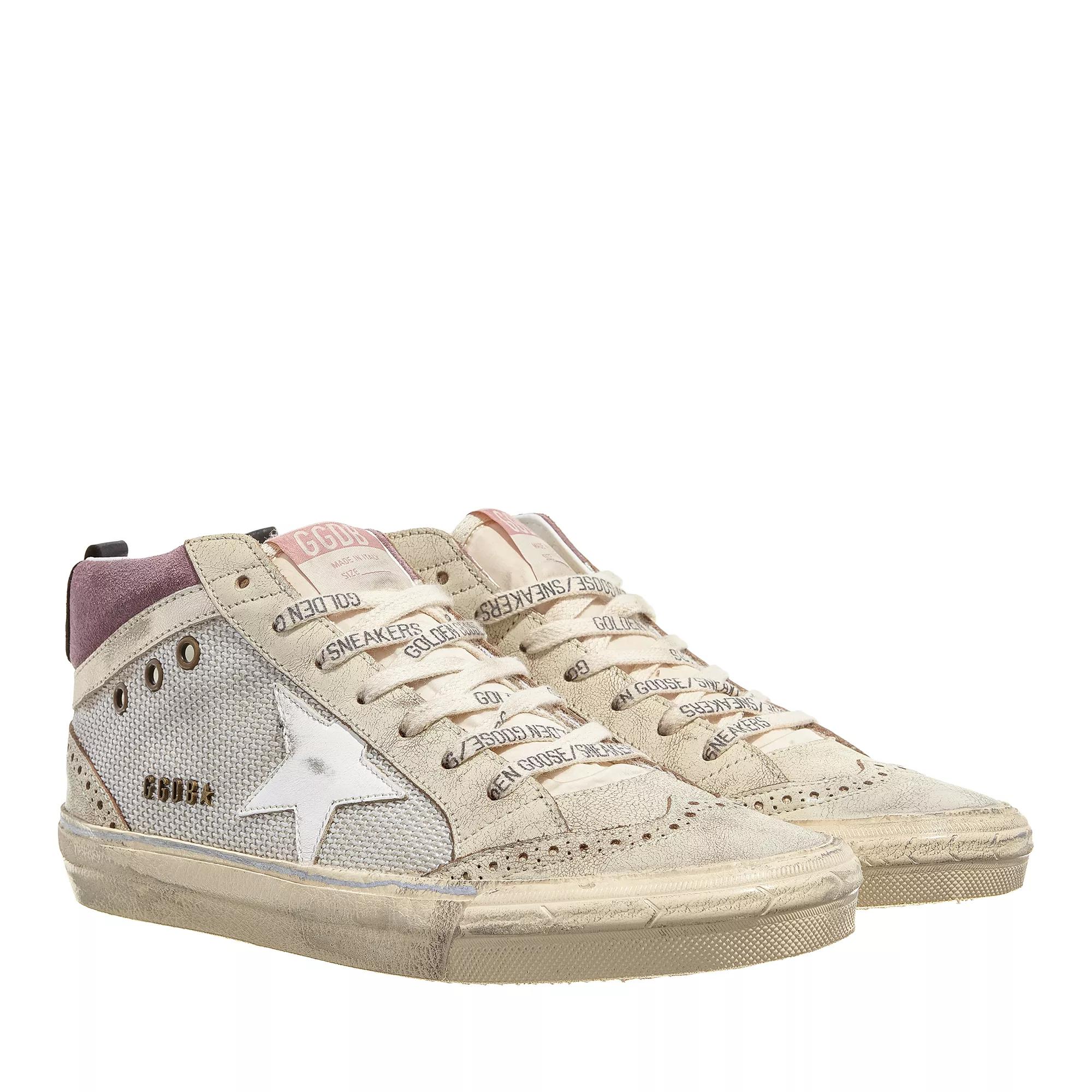 Mid star sneakers in smooth leather hot sale and suede