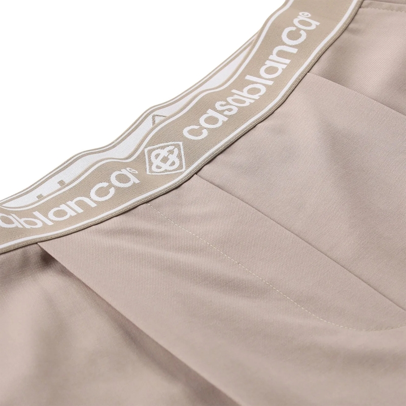 Casablanca Freizeithose Bundfaltenhose aus Wolle braun(Image 4)