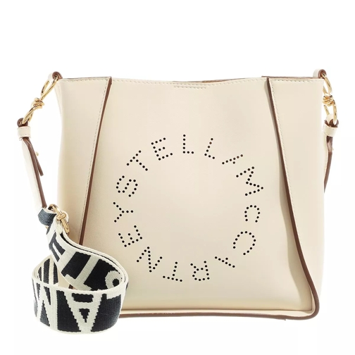 Stella McCartney Logo Shoulder Bag White Crossbody Bag