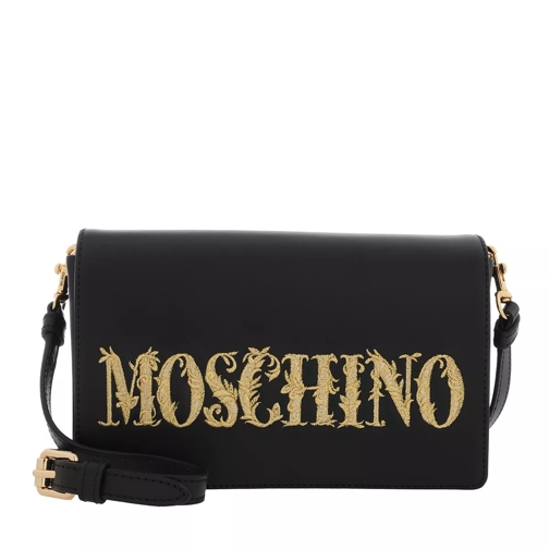 Moschino Shoulder Bag Fantasia Nero Borsetta a tracolla