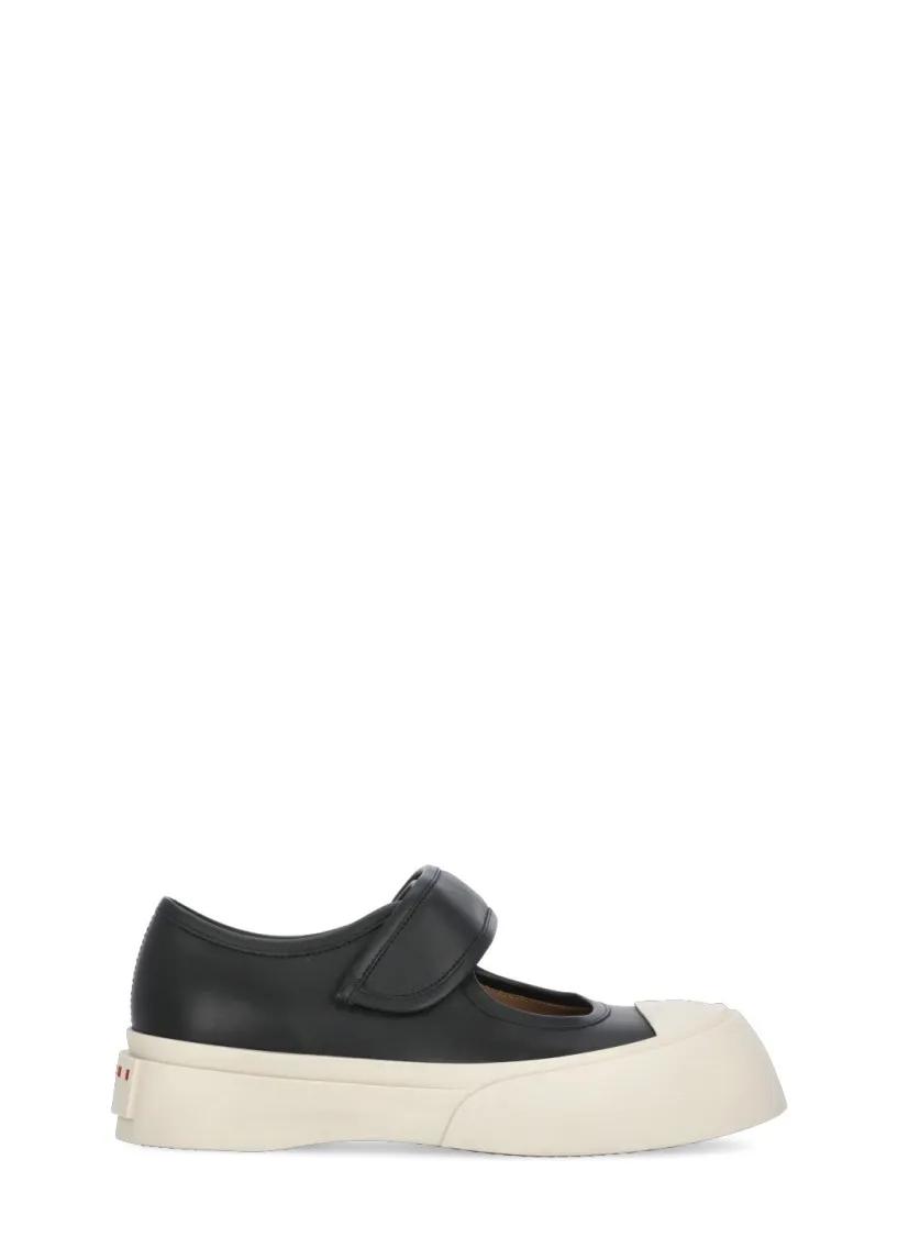 Marni Low-Top Sneaker - Mary Jane Sneakers - Gr. 36 (EU) - in Schwarz - für Damen