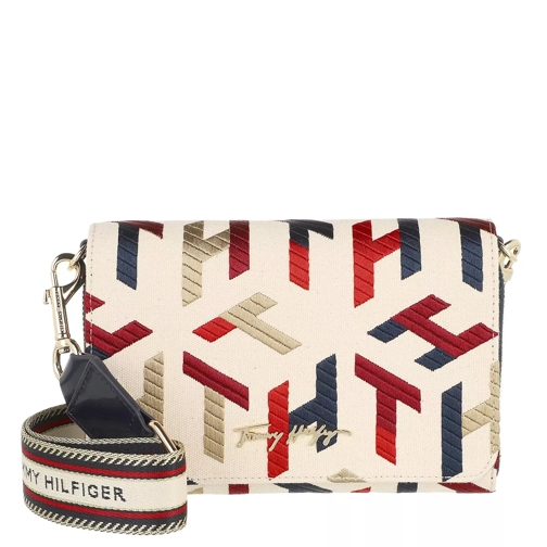 Tommy Hilfiger Iconic Tommy Crossover Mono Embr Corporate Embroidered Crossbody Bag