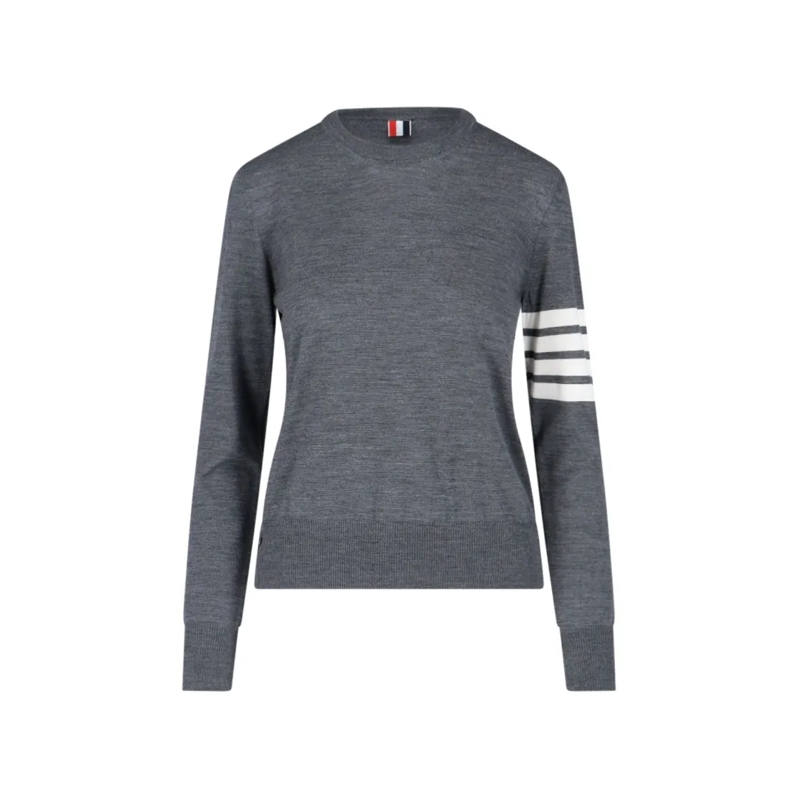 Thom Browne Pull '4-Bar' Sweater – Dark Grey Grey