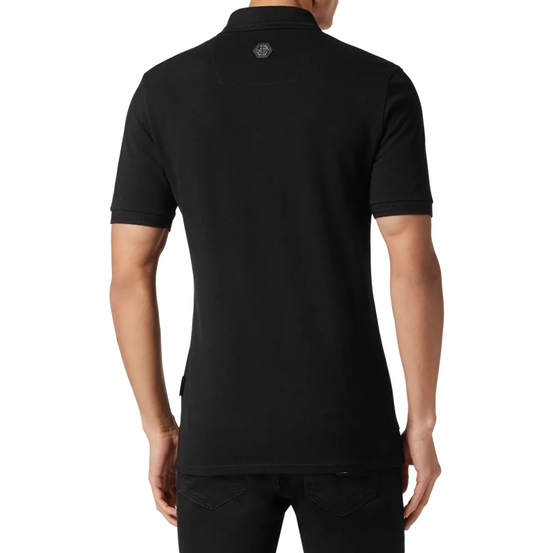 Philipp Plein Top Poloshirt Skull&Bones schwarz(Image 5)